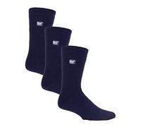 HEAT HOLDERS 3 Paires Homme Chaussettes Thermiques Chaussettes pour Grand Friod (39-45, Marine)