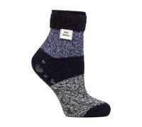 Heat Holders Chaussettes de lit moelleuses pour femme avec dessus en plumes
