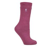 HEAT HOLDERS Chaussettes Thermiques Epaisses Homme et Femme | Chaudes Chaussettes pour Hiver (37-42, Rose)