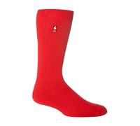 HEAT HOLDERS Chaussettes Thermiques Epaisses Homme et Femme | Chaudes Chaussettes pour Hiver (37-42, Rouge)