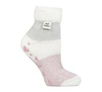 HEAT HOLDERS Dames 1 Paire SockShop Disney's Eeyore Chaussettes Slipper | Chaussettes confortables et chaudes, douces, antidérapantes, idée cadeau