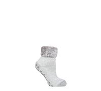 HEAT HOLDERS Dames 1 Paire SockShop Disney's Eeyore Chaussettes Slipper | Chaussettes confortables et chaudes, douces, antidérapantes, idée cadeau