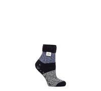 HEAT HOLDERS Dames 1 Paire SockShop Disney's Eeyore Chaussettes Slipper | Chaussettes confortables et chaudes, douces, antidérapantes, idée cadeau