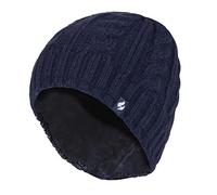 HEAT HOLDERS - Femme Chaud Chapeau Bonnet avec Polaire Thermique pour Hiver (Taille Unique, Marine)
