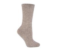 HEAT HOLDERS - Femme Epaisse 2.7 Tog Hiver Thermique Laine Chaussettes (37/42, Oatmeal Beige (S.Wool))