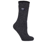 HEAT HOLDERS - Femme Epaisse Thermique Laine Merinos Chaussettes (37/42, Black (Merino))