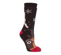 Heat Holders - Femme Homme Chaudes Thermiques Antidérapantes Chaussettes Noel