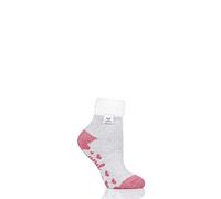 HEAT HOLDERS Femme Lounge Plume tête Chaussettes Paquet de 1 Gris clair 37-42