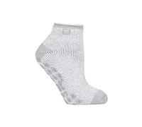 HEAT HOLDERS - Femmes cheville basses sneaker chaussettes thermiques antidérapantes 37-42 eur (Light Grey Cream)