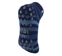 HEAT HOLDERS - Homme 2.3 TOG Hiver Chaudes Antidérapantes Thermique Haute Pantoufles Chaussettes Renforcés Éponge (39-45 EU, Blue Stripe)