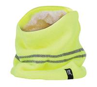 HEAT HOLDERS - Homme Chaud Hiver Travail Néon Reflechissant Cache Cou Écharpe (Taille unique, Hi Vis Jaune)