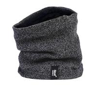 HEAT HOLDERS - Homme Chaud Tricot Cache Cou Snood avec Polaire pour Hiver (Taille unique, Gris)
