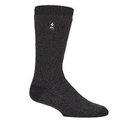 HEAT HOLDERS - Homme Chaussettes Thermiques Anti-Froid Pour Hiver | Epaisses Chaussettes (Charbon de bois/gris moyen talon et orteils (Berlin), 39-45)