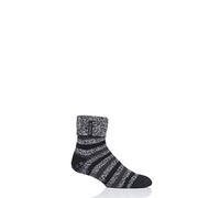 HEAT HOLDERS Homme Whittaker Lounge Chaussettes Paquet de 1 Noir 39-45