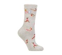 Heat Holders Lite - 1 Paire Femme Chaussettes Thermiques Hiver Fantaisie