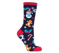 HEAT HOLDERS LITE - Homme et Femme Rigolates Chaudes Chaussettes de Noel pour Cadeau (37-40 EU, Fun Fête)