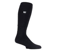 HEAT HOLDERS LITE - Homme Fines et Chaudes Longues Hautes Chaussettes Thermiques pour Bottes (39-45 EU, Noir)