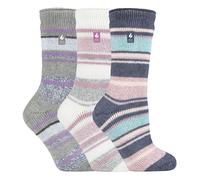 Heat Holders - Lot 3 Paires Chaussettes Thermiques Isolées Femme Hiver