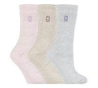 Heat Holders - Lot 3 Paires Chaussettes Thermiques Isolées Femme Hiver