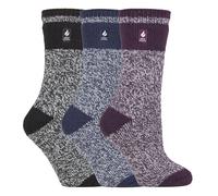 Heat Holders - Lot 3 Paires Chaussettes Thermiques Isolées Femme Hiver