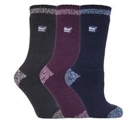 Heat Holders - Lot 3 Paires Chaussettes Thermiques Isolées Femme Hiver