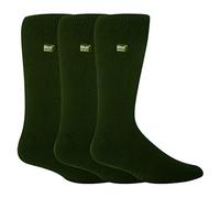 HEAT HOLDERS - Lot de 3 Paires Homme Chaussettes Thermiques Anti-Froid Pour Hiver (Forêt verte, 39-45)