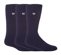 HEAT HOLDERS - Lot de 3 Paires Homme Chaussettes Thermiques Anti-Froid Pour Hiver (Marine, 39-45)