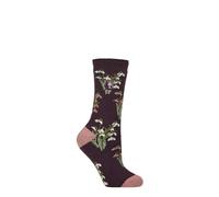 HEAT HOLDERS RHS The Royal Horticultural Society Femme Thermal Chaussettes x RHS 1.6 TOG Lite, Chaud,À motifs, Cadeau pour les jardiniers, 1 Pair Taille 37-42Perce-neige Mûrier 37-42
