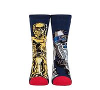 HEAT HOLDERS SOCKSHOP Des gamins 1.6 TOG Lite Star Wars R2D2 & C3P0 Chaussettes thermiques Paquet de 1 Marine 26-30