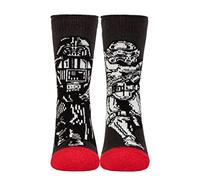 HEAT HOLDERS SOCKSHOP Enfants Disney Star Wars 1.6 TOG Lite Darth Vader et Stormtrooper Chaussettes thermiques Paquet de 1 Noir 31-36