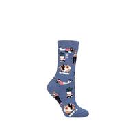 HEAT HOLDERS SOCKSHOP Femme 1.6 TOG Lite Loisir Chaussettes Paquet de 1 Rat de bibliothèque Denim 37-42
