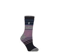 HEAT HOLDERS SOCKSHOP Femme 2.3 TOG À motifs Chaussettes thermiques Paquet de 1 Cherith Marine/Sarcelle foncé 37-42