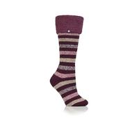 HEAT HOLDERS SOCKSHOP Femme 2.3 TOG Hellebore Manchette confortable Wellington Chaussettes de bottes Paquet de 1 (FR/ES, Numérique, 37, 42, Taille normale, Taille normale, Cabernet)