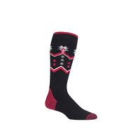 HEAT HOLDERS SOCKSHOP Homme 1.0 TOG Slalom Aventure Ultra Lite Chaussettes de Ski Paquet de 1 Noir Fairisle 39-45