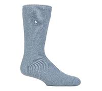 HEAT HOLDERS SOCKSHOP Homme 2.9 TOG Laine mérinos Chaussettes Paquet de 1 (FR/ES, Numérique, 39, 45, Taille normale, Taille normale, Bleu acier)