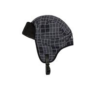 Heat Lockers Tim Chapeau d'aviateur pour homme - Casquette de trappeur thermique avec revers en peluche, doublure en polaire, coupe-vent, style bomber d'hiver à carreaux pour froid extrême, ski