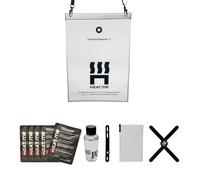 HEAT.ME Kit de boîte à déjeuner basique - Transforme n'importe quelle boîte à pain en acier inoxydable jusqu'à 800 ml en une boîte à repas chauffante, sans électricité, gaz ou feu - 5 coussinets