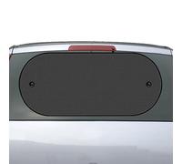 Heat Pro Pare-soleil pour fenêtre arrière - 101,6 x 50,8 cm en maille noire, visière de pare-brise arrière, protection contre les rayons UV, ventouse, pare-soleil de voiture avec matériau pour vitre