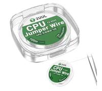 Heat Resistant Jumper Wire, Flexible Electronics Wire for Hobby and Industrial Use with 100m Long Roll, Multi Purpose Component Flying Line Ideal for Pcb Board Wiring Household Circuits Speakers Induc