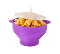 Heat-Resistant Microwave Popcorn - Popcorn Bowl with Lid Silicone