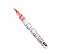 Heat Resistant Paint Pen, Ergonomic Marker, 6.3x0.59 Inches Precision Tip with Cap, Durable PP Permanent Applicator, Bold Pigment Ink with Fluid Style, Art Accessory for Metal Glass Wood