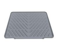 Heat Resistant Silicone Sink Mat for Dish Drying, Quick Drain Counter Pad for Kitchenware and Glassware, Non Slip Utensil Holder for Cooking Tools and Food Prep Accessories