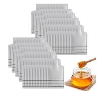 Heat Seal Bottle Shape Foil Pouches - 100pcs Leak Proof Refillable Sample Bags, Tip Open Dispenser Packaging | Portable Cosmetic Containers for Shampoo, Shower Gel, Perfume and Liquid Beauty Products
