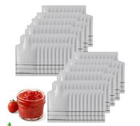 Heat Seal Bottle Shape Foil Pouches - 100pcs Leak Proof Refillable Sample Bags, Tip Open Dispenser Packaging | Portable Cosmetic Containers for Shampoo, Shower Gel, Perfume and Liquid Beauty Products