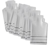 Heat Sealing Shampoo Sample Pouches, 2024 Best Heat Sealing Pouches, Package Bag with Tear Notch Portable Cute Bottle Shape,Travel Makeup Food Packing Bag (White*50pcs)