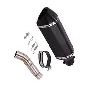 HEATE Système D'échappement D'échappement De Moto Modifier Le Tuyau De Lien Central Moto Silencieux DB Kille pour Yamaha Tenere700 Tenere 700 XTZ700 2019 2020 2021 2022 Accessoires (Color : Type D)