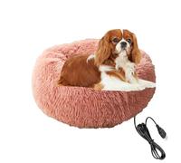 Heated Cat Bed - Washable Soft Warming Pad, Adjustable Temperature Control, Energy Saving Timer, Cushion Mat, Pet Heating Bed | Indoor Winter Sleeping Calming Kitten Puppy Small Dogs Warmths