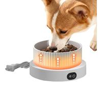 Heated Cat Water Bowl,Pet Heated Water Bowl with 3 Levels - Smart Temperature Control Puppy Drinking Thermal Dish | For Apartment Multi-Species Indoor Outdoor Winter Home Travel Farm Balcony