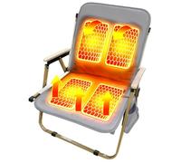 Heated Chair Cushion - 3 Temperature Levels USB Heating Seat Cushion,34.25x17.72 Inches Office Electric Chair Pad - For Office Car Camping Bedroom Outdoor Fishing Travel Home