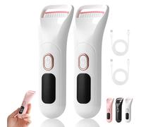 Heated Eyelash Curler, Eyelash Curler Heated, Fast Heat Up Eyelashs Curlers For Women Girls Home Travel Salon Wedding Work Photoshoot Birthday Daily Events (White,2PCS)